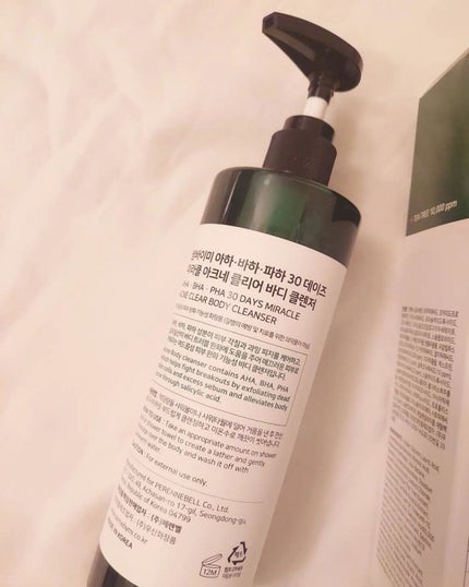 AHA·BHA·PHA 30デイズミラクルアクネボディクレンザー/SOME BY MI/ボディソープを使ったクチコミ(6枚目)