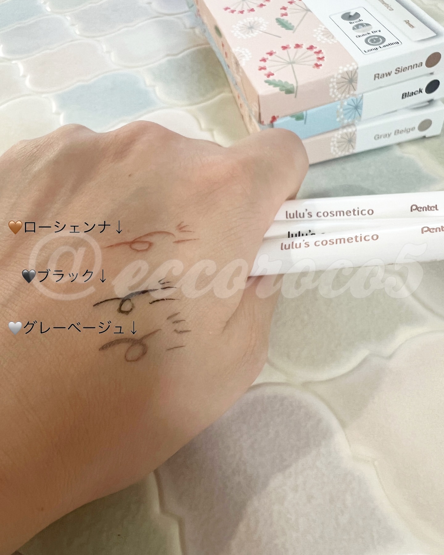 リキッドアイライナー/ルルズコスメティコ/リキッドアイライナーを使ったクチコミ（2枚目）