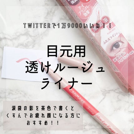 3wayスリムアイルージュライナー/キャンメイク/リキッドアイライナーを使ったクチコミ(1枚目)