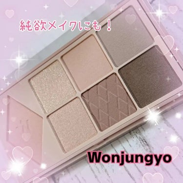 ウォンジョンヨ Ｗ デイリームードアップパレット /Wonjungyo/アイシャドウパレットを使ったクチコミ（2枚目）