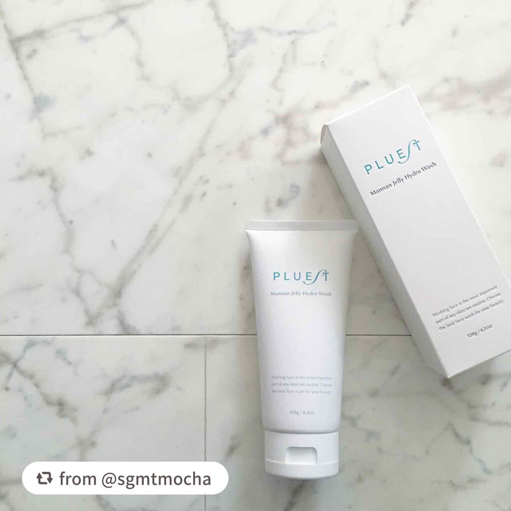 マンナンジェリーハイドロウォッシュ/PLUEST/洗顔料を使ったクチコミ(1枚目)