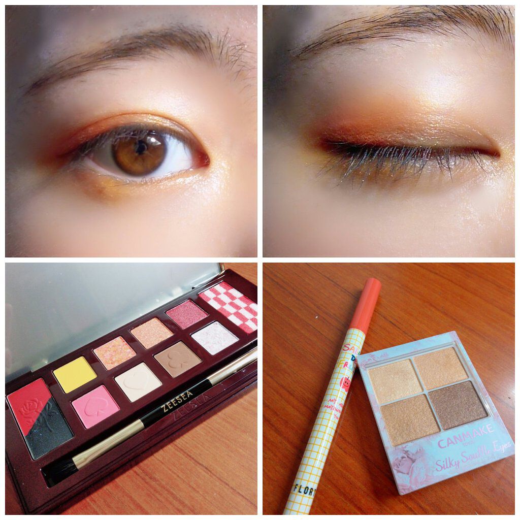 シルキースフレアイズ/キャンメイク/アイシャドウパレットを使ったクチコミ（2枚目）