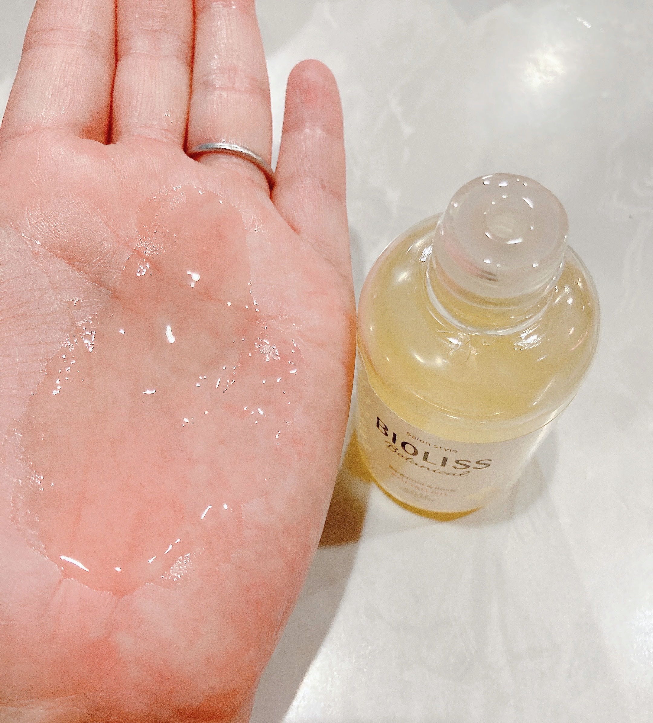 ボタニカル ポリッシュオイル/SSビオリス/ヘアオイルを使ったクチコミ（3枚目）