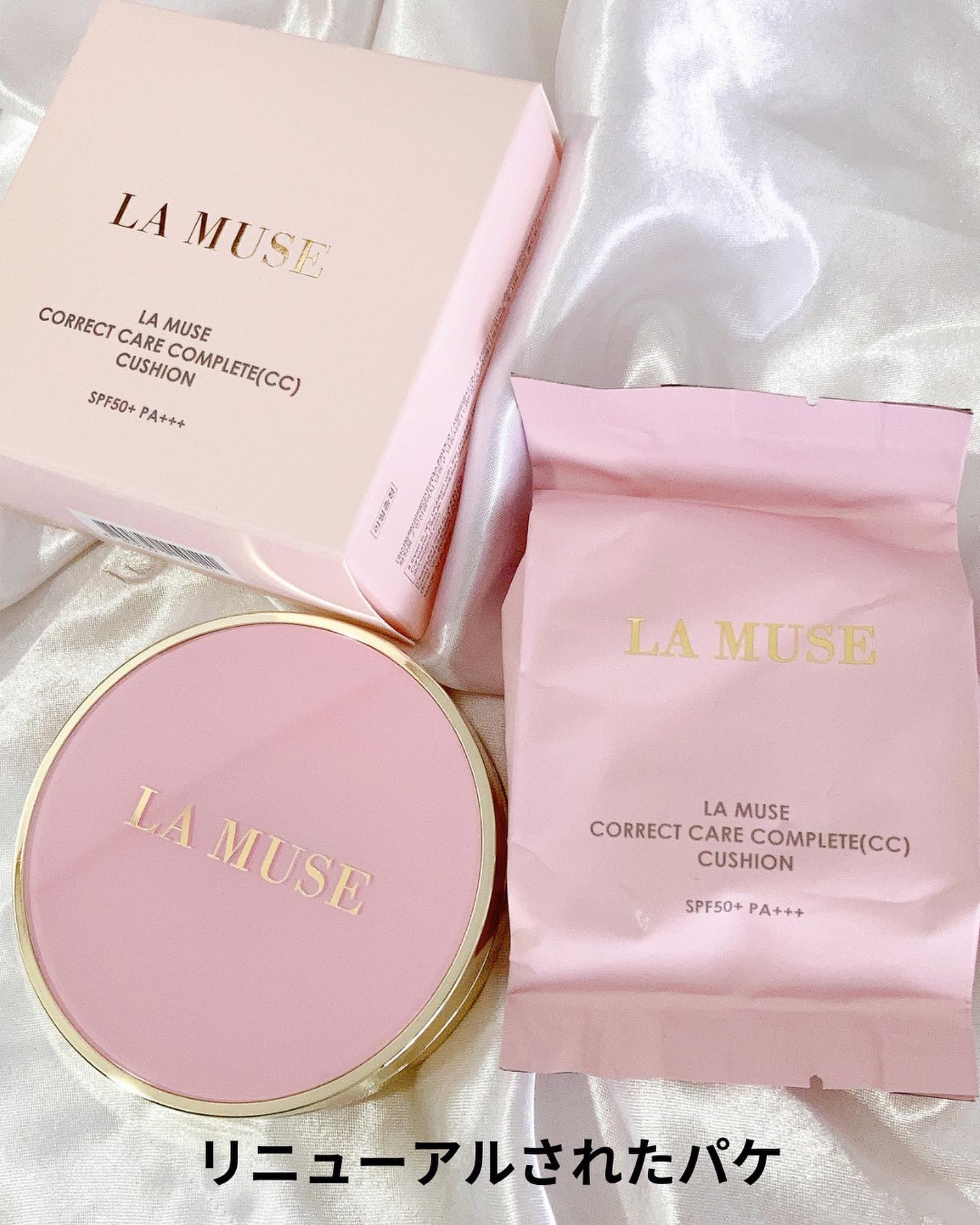 CORRECT CARE COMPLETE CC CUSHION/ラミューズ/クッションファンデーションを使ったクチコミ（2枚目）