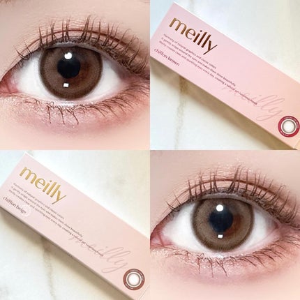 chiffon/meilly/ワンデー(1DAY)カラコンを使ったクチコミ(1枚目)