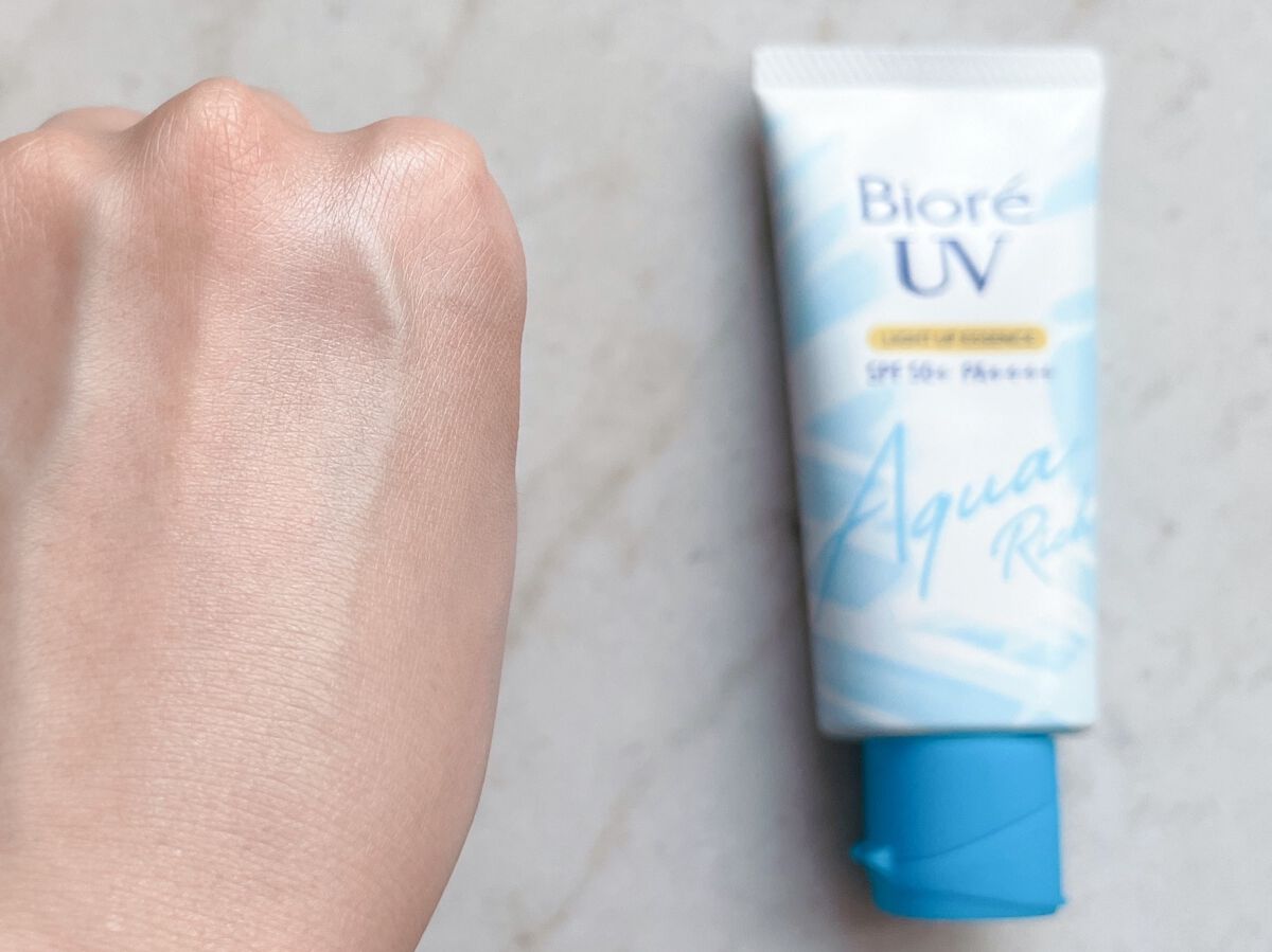 ビオレUV アクアリッチ ライトアップエッセンス/ビオレ/日焼け止めクリームを使ったクチコミ(4枚目)