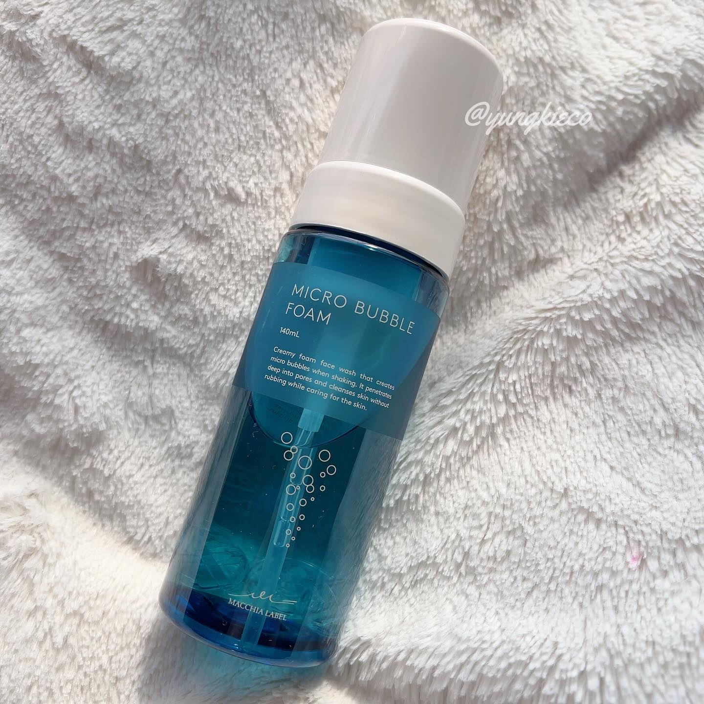 マイクロバブルフォームａ/Macchia Label/泡洗顔を使ったクチコミ（1枚目）