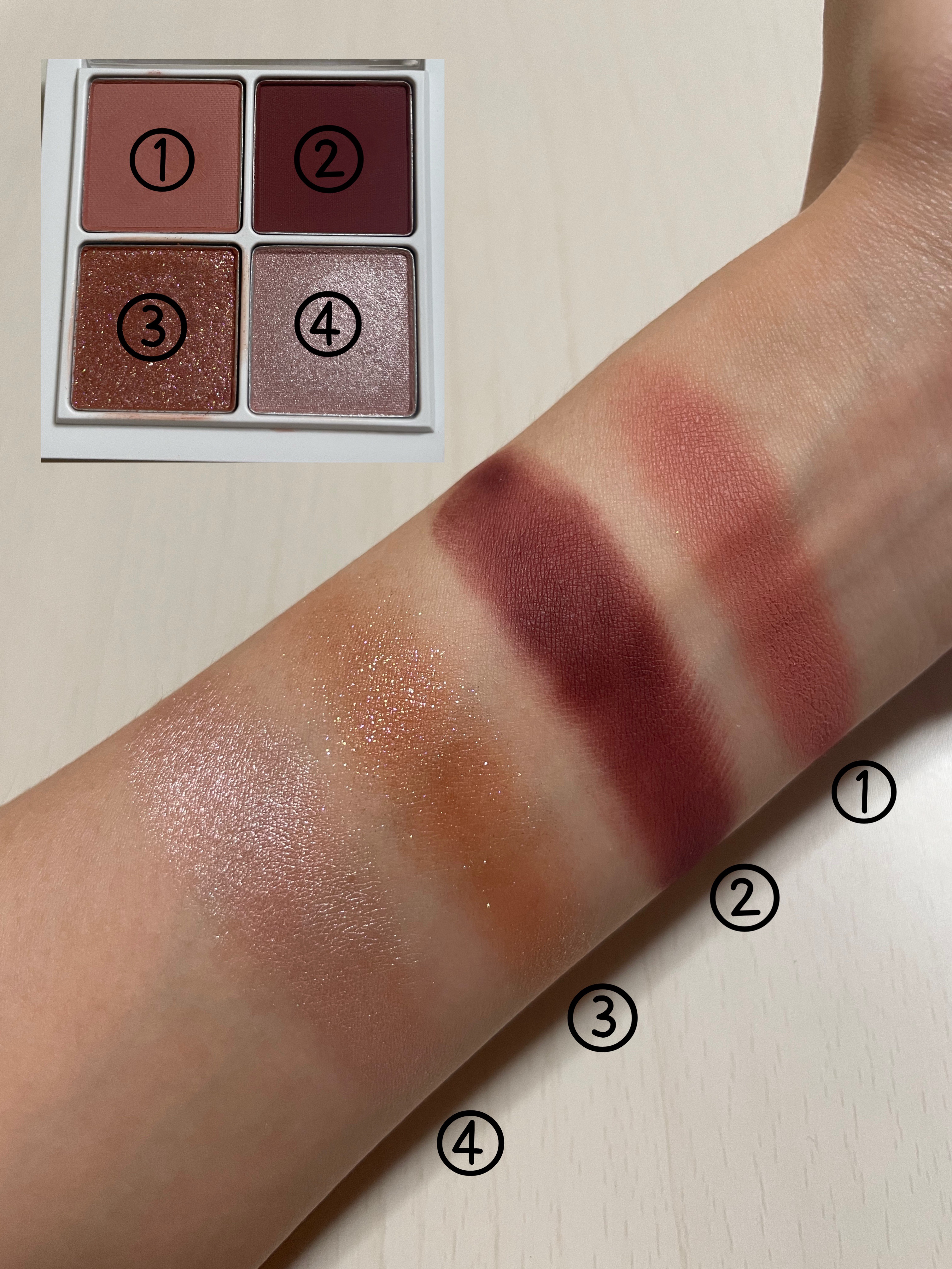 THE アイパレR/b idol/アイシャドウパレットを使ったクチコミ（2枚目）