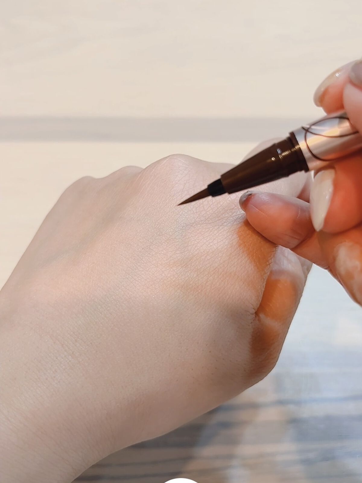 プライムリキッドアイライナー リッチキープ 03 ナチュラルブラウン/ヒロインメイク/リキッドアイライナーを使ったクチコミ（2枚目）