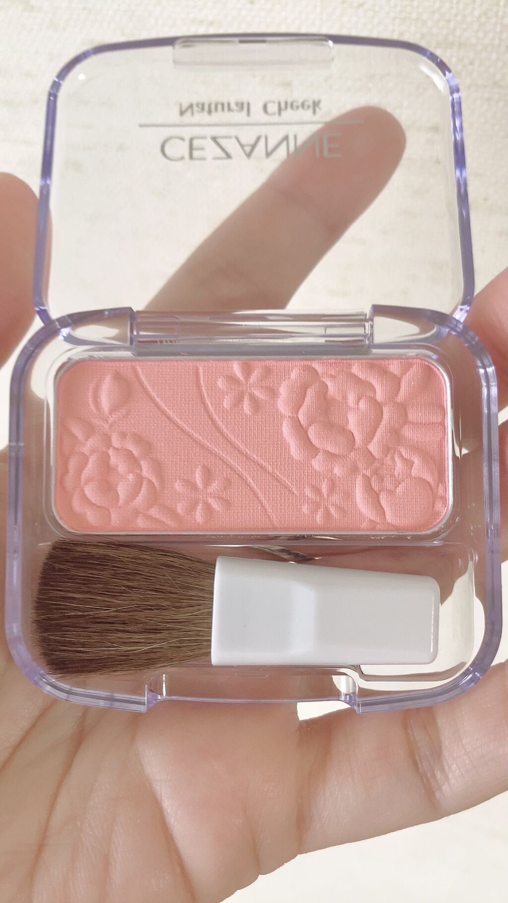 ナチュラル チークN/CEZANNE/パウダーチークを使ったクチコミ（2枚目）