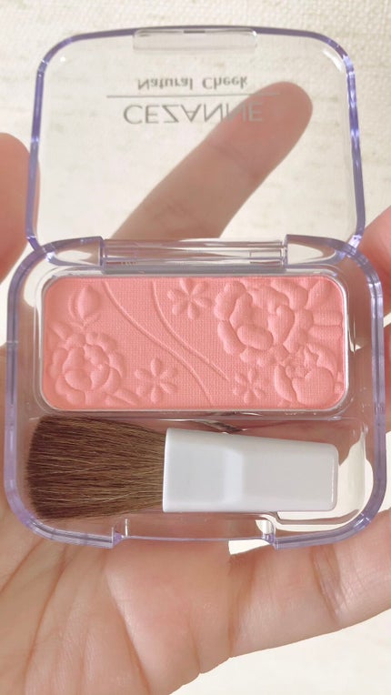 ナチュラル チークN/CEZANNE/パウダーチークを使ったクチコミ(2枚目)