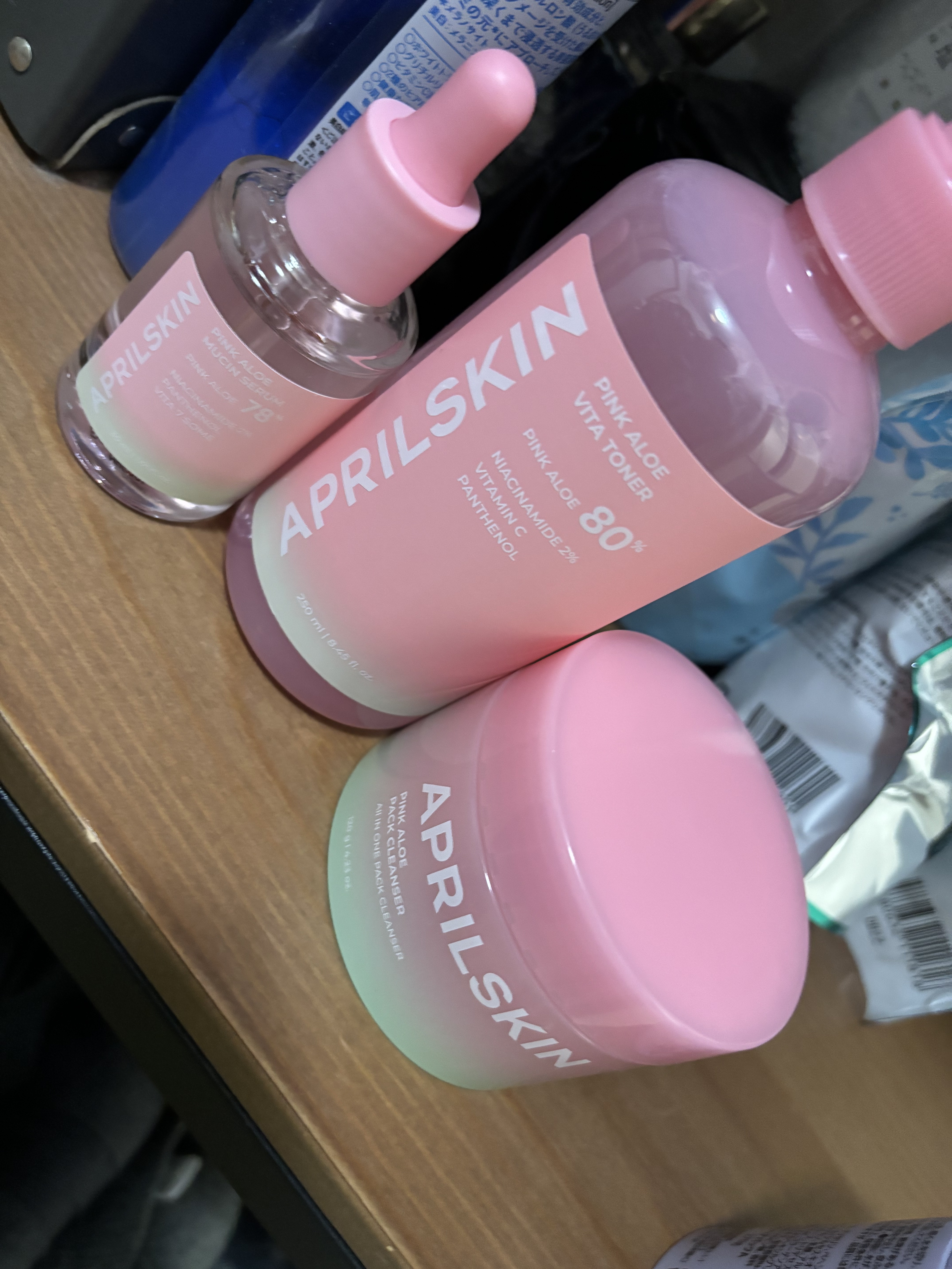ピンクアロエメレンゲクレンザー/APRILSKIN/その他洗顔料を使ったクチコミ（3枚目）