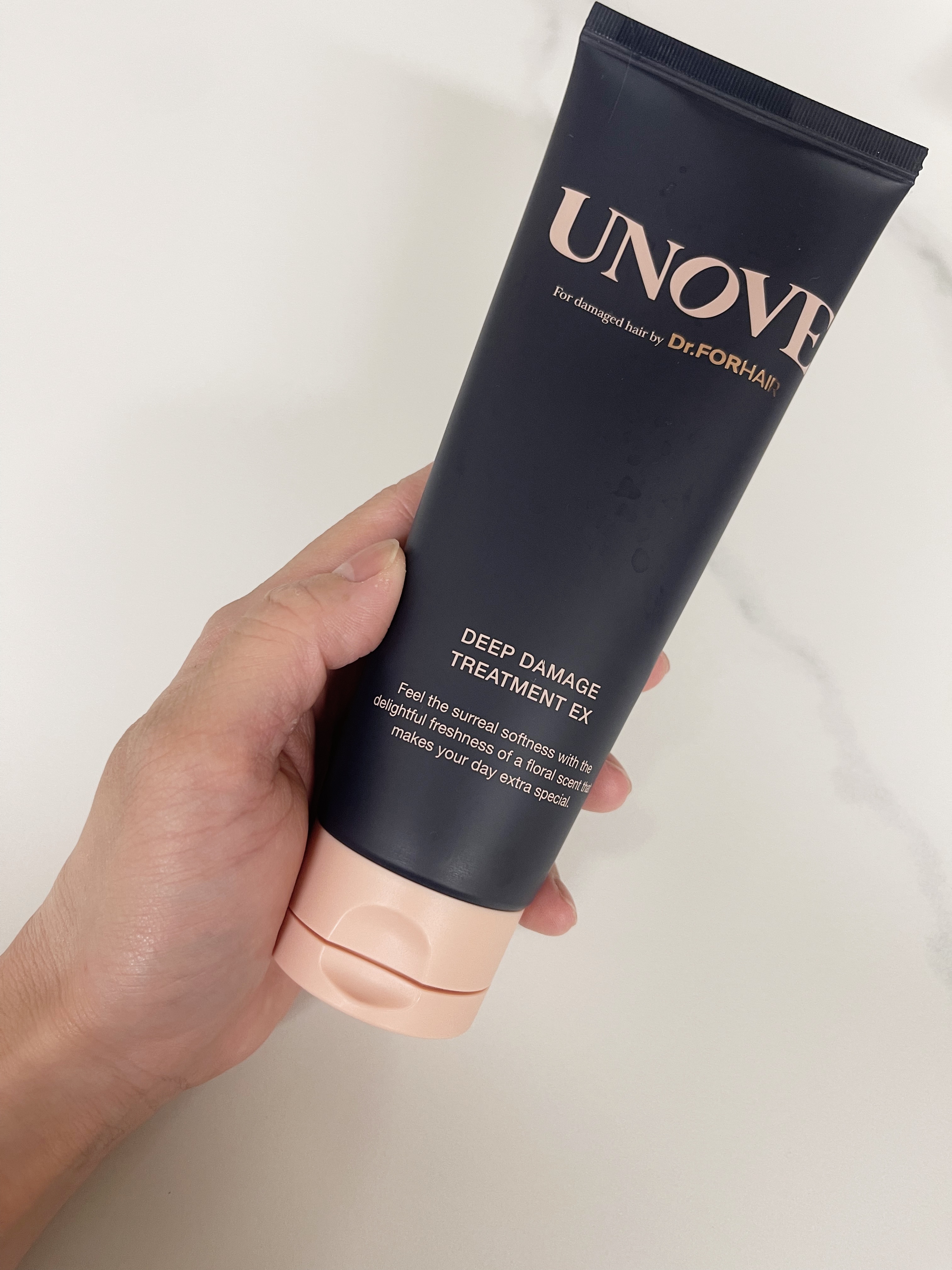 ディープダメージトリートメントEX/UNOVE/洗い流すヘアトリートメントを使ったクチコミ（1枚目）