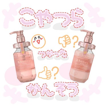 ディープモイスト 限定チェリーブロッサム シャンプー＆ヘアトリートメントペアセット/&honey/シャンプー・コンディショナーを使ったクチコミ（1枚目）