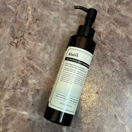 ジェントルブラックディープクレンジングオイル(150ml)/Klairs/オイルクレンジングを使ったクチコミ(1枚目)