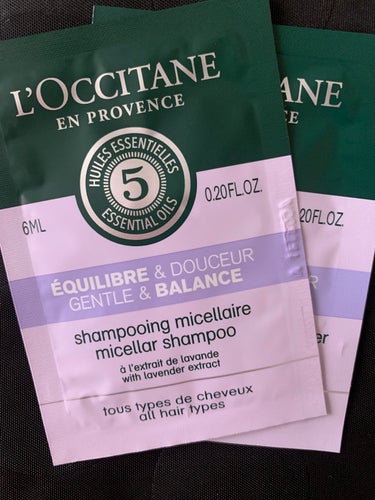 ファイブハーブス バランシングシャンプー／コンディショナー/L'OCCITANE/シャンプー・コンディショナーを使ったクチコミ（1枚目）