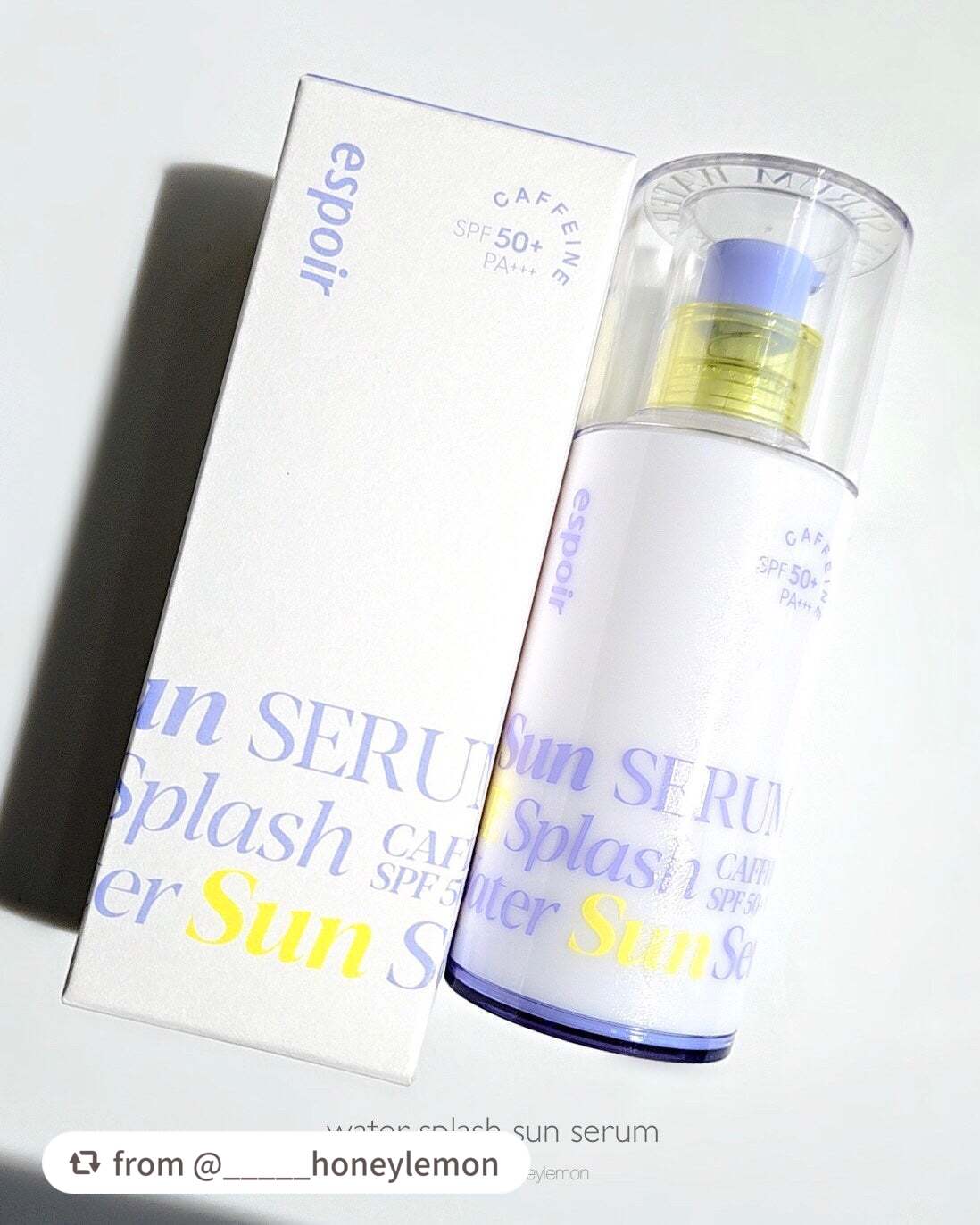 エスポア ウォータースプラッシュサンセラム/espoir/日焼け止めクリームを使ったクチコミ(1枚目)