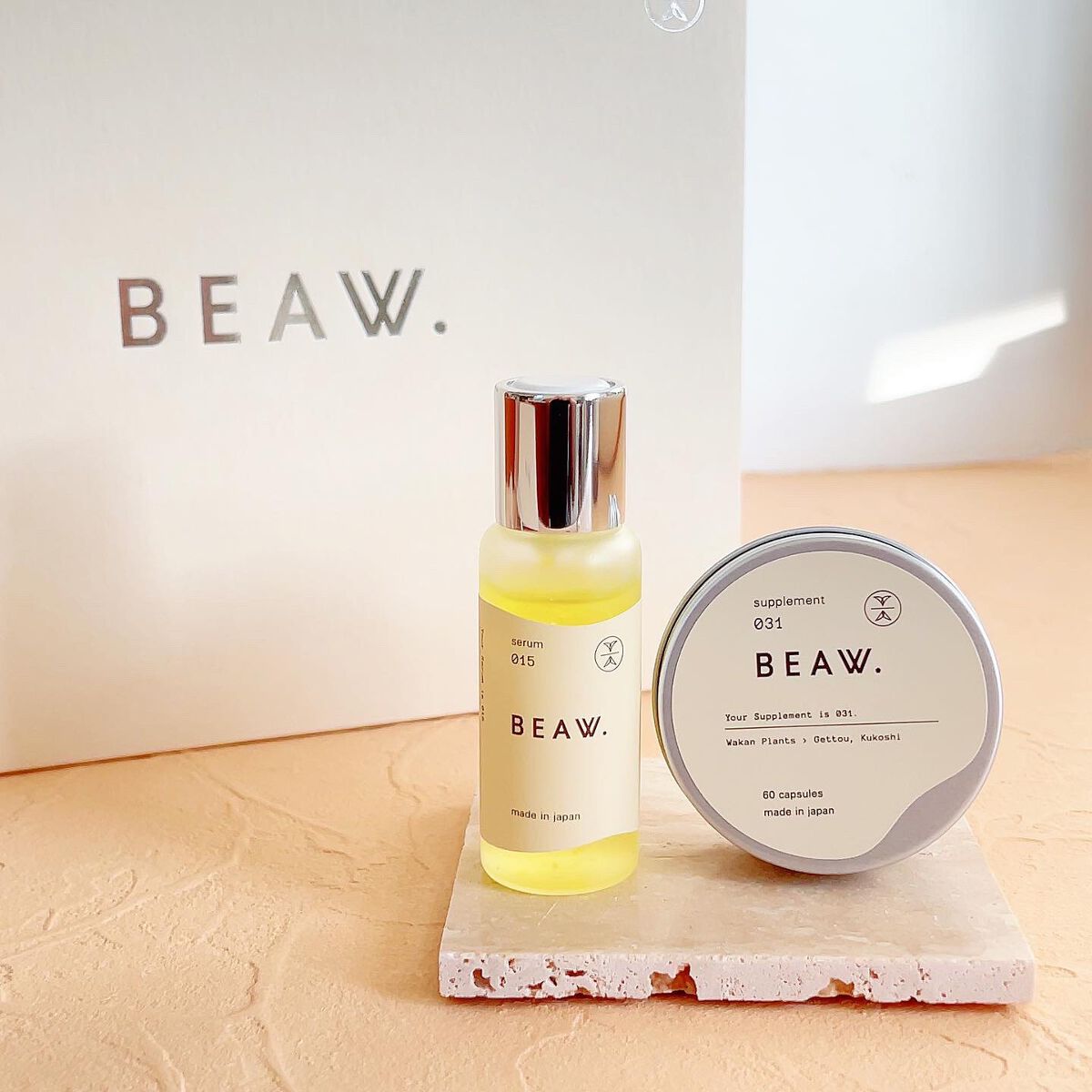 スターターBOX/BEAW./スキンケアキットを使ったクチコミ（1枚目）