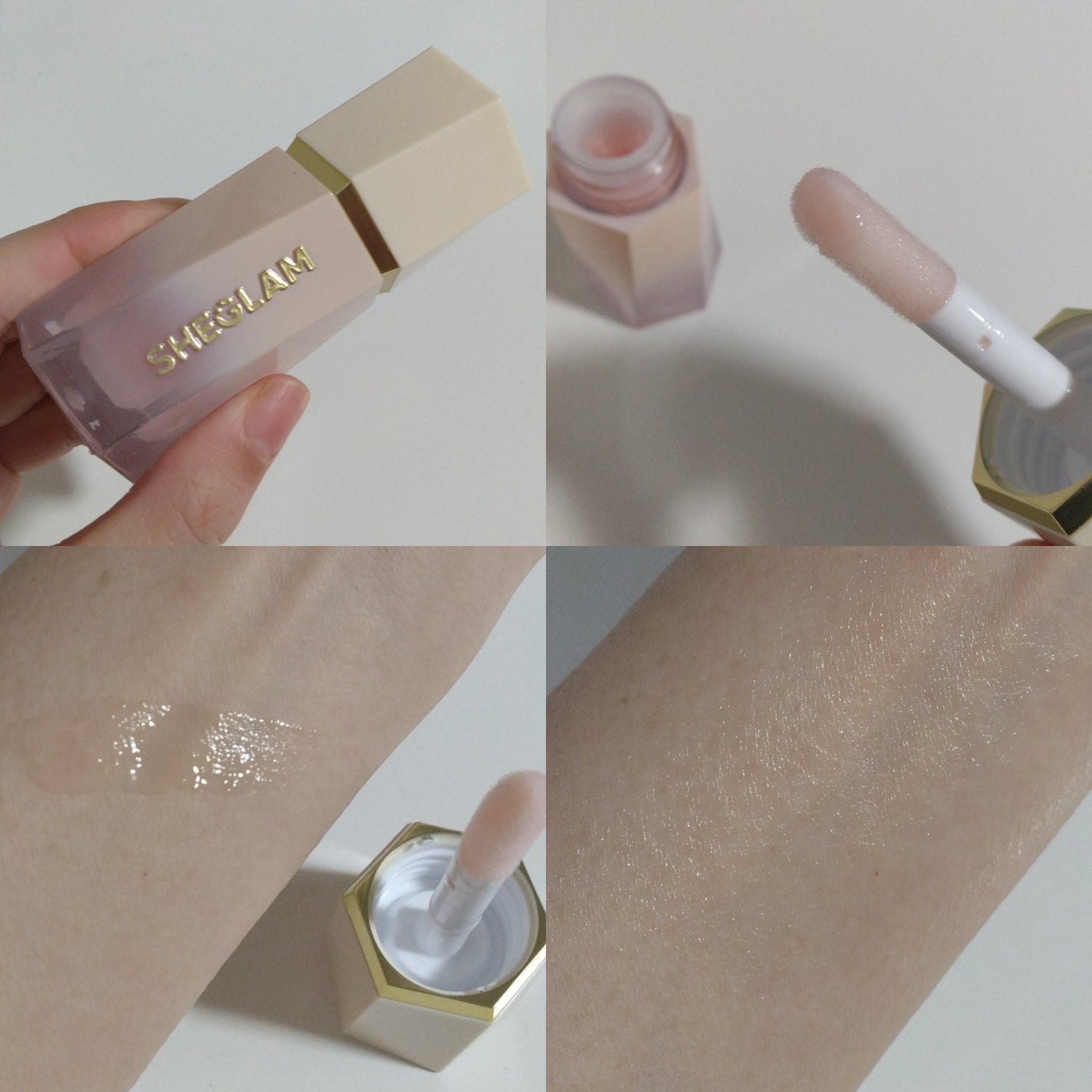 Festive Glow ギフトセット - Rose Ritual & Glass Heart/SHEGLAM/キット・セットを使ったクチコミ(4枚目)