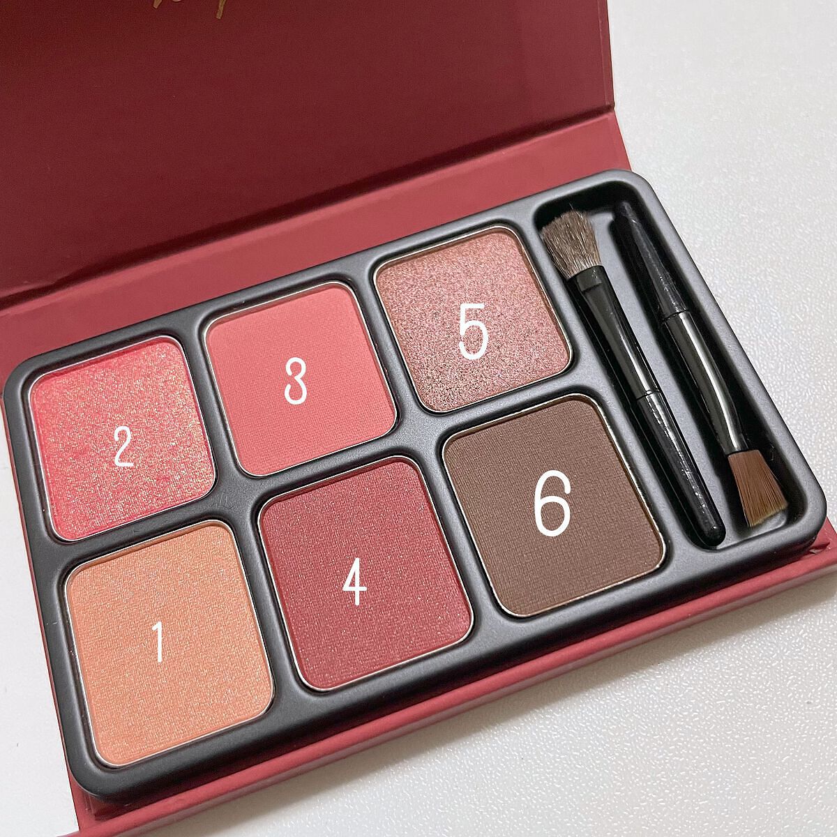 アイカラーパレット/heme/アイシャドウパレットを使ったクチコミ（2枚目）