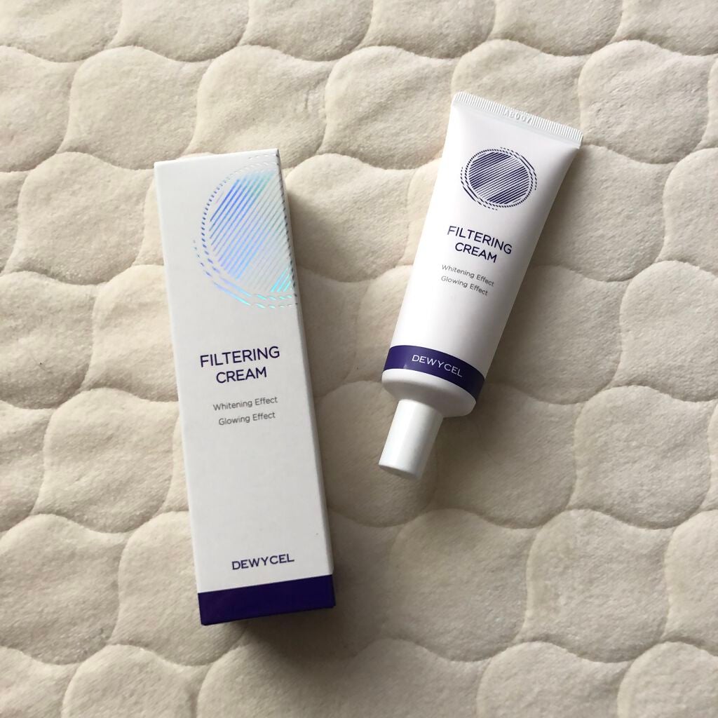 フィルタリングクリーム/DEWYCEL/日焼け止めクリームを使ったクチコミ(1枚目)