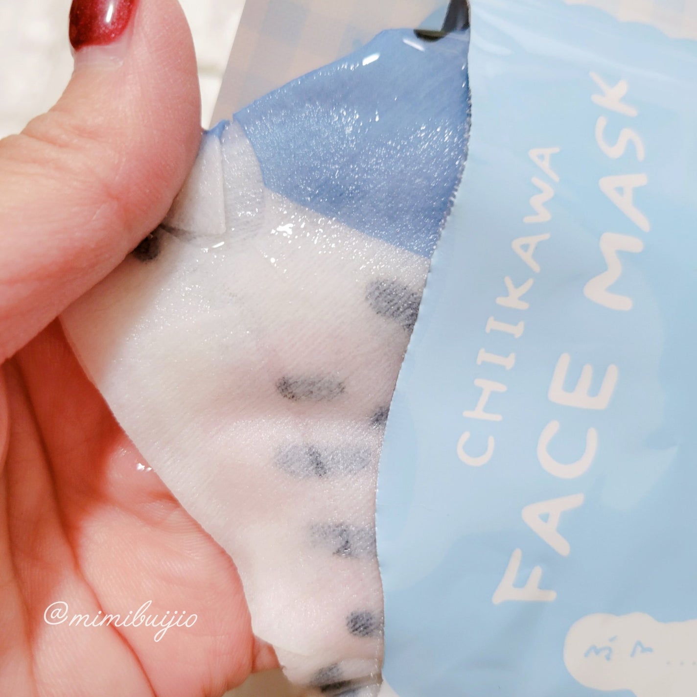 CWフェイスマスク2<ハチワレ>/SHOBIDO/シートマスク・パックを使ったクチコミ(3枚目)