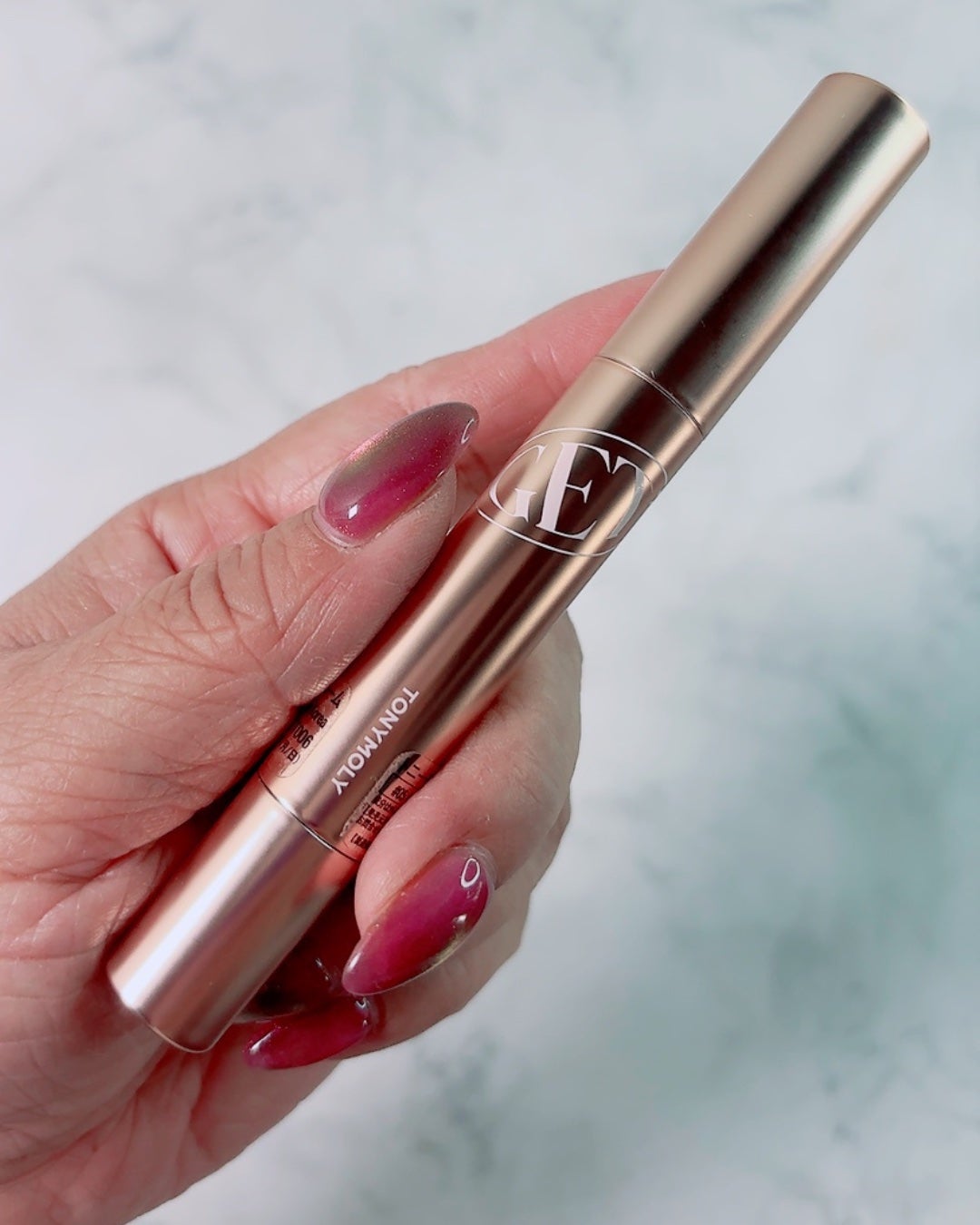 ゲットイットティントグレーズバーム/TONYMOLY/リップティントを使ったクチコミ(3枚目)