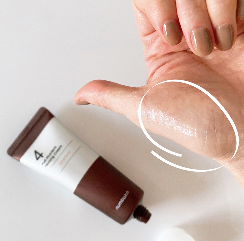 4番 高麗人参たっぷり栄養膜クリーム 60ml/numbuzin/フェイスクリームを使ったクチコミ（3枚目）