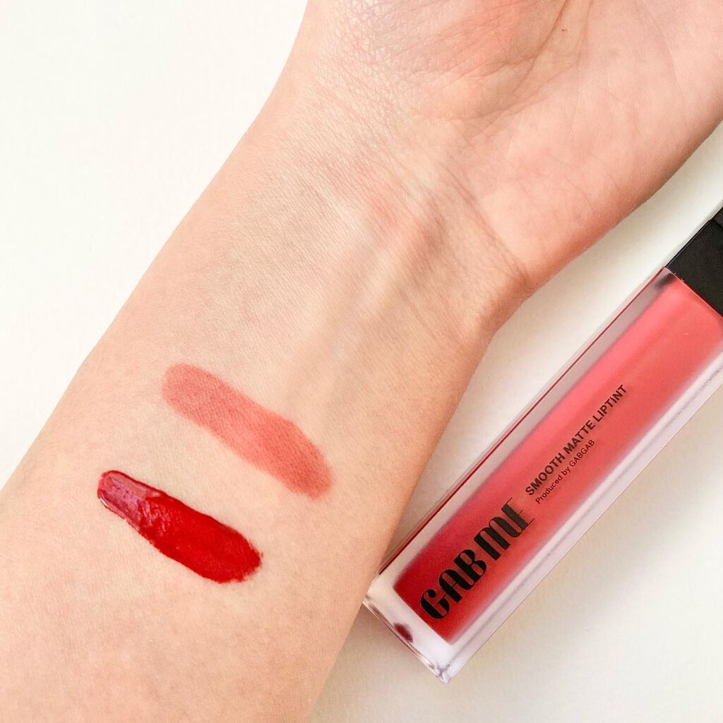 スムースマットリップティント/GAB ME/リップティントを使ったクチコミ(2枚目)