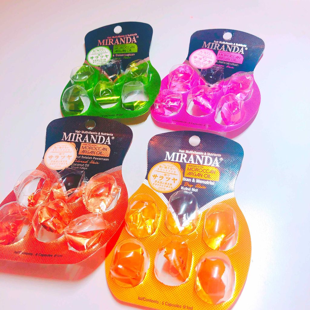 ヘアビタミン モイスチャーヘアオイル/MIRANDA/ヘアオイルを使ったクチコミ(1枚目)