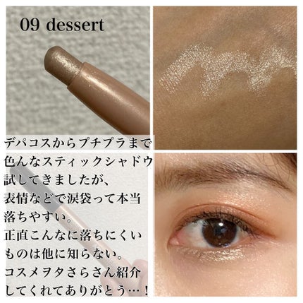 アクアレジスト スモーキーシャドウ/MAKE UP FOR EVER/スティックアイシャドウを使ったクチコミ(2枚目)