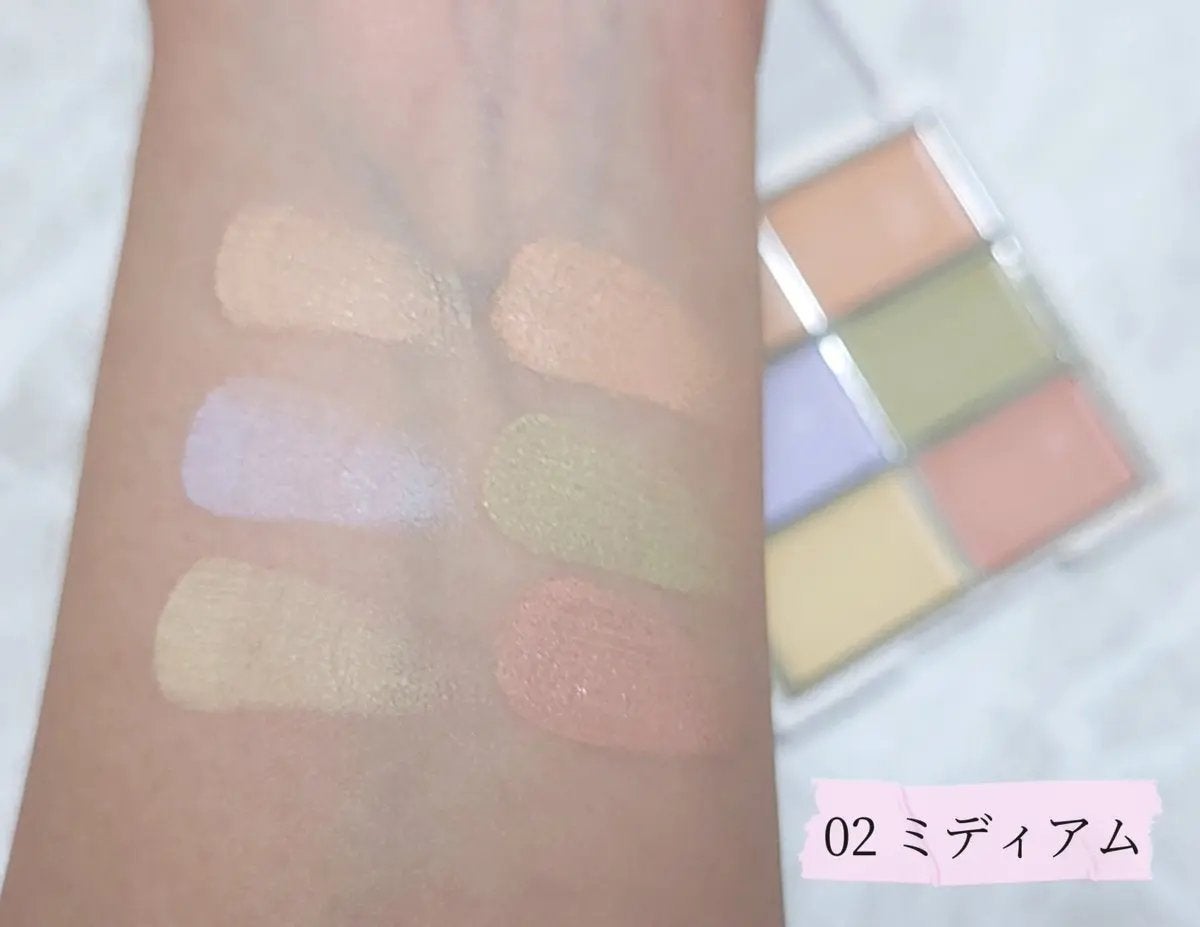 ソフトブラーリングアイパレット/wakemake/アイシャドウパレットを使ったクチコミ(2枚目)