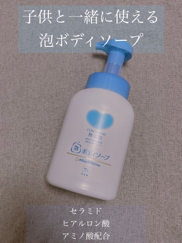 泡のボディソープ 本体 500ml/カウブランド無添加/ボディソープを使ったクチコミ（1枚目）