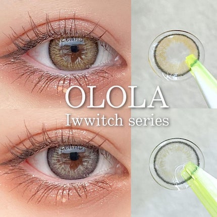 iWWi アイウィッチ(iWWi Iwwitch) グレー/OLOLA/カラーコンタクトレンズの画像