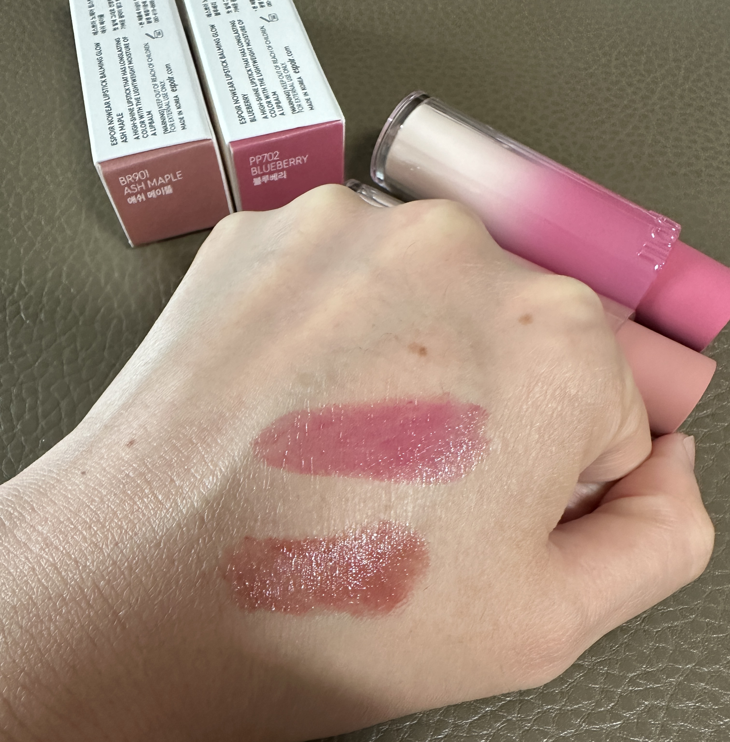 ノーウェアリップスティック バーミンググロー/espoir/口紅を使ったクチコミ（2枚目）