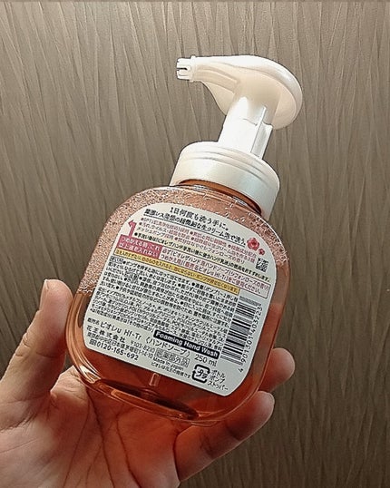 ビオレ ザ ハンド 泡ハンドソープ シフォンローズの香り/ビオレ/ハンドソープを使ったクチコミ(5枚目)