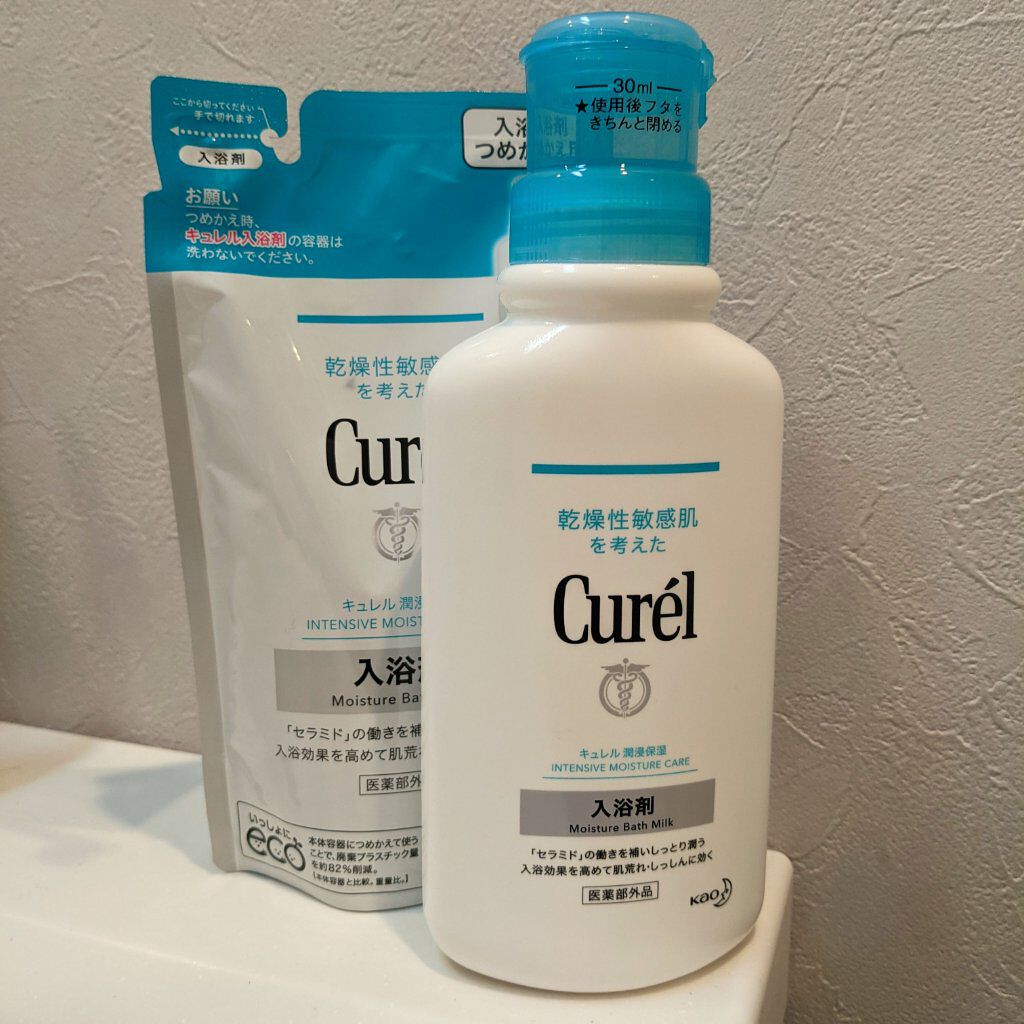 入浴剤/キュレル/保湿系入浴剤を使ったクチコミ（1枚目）
