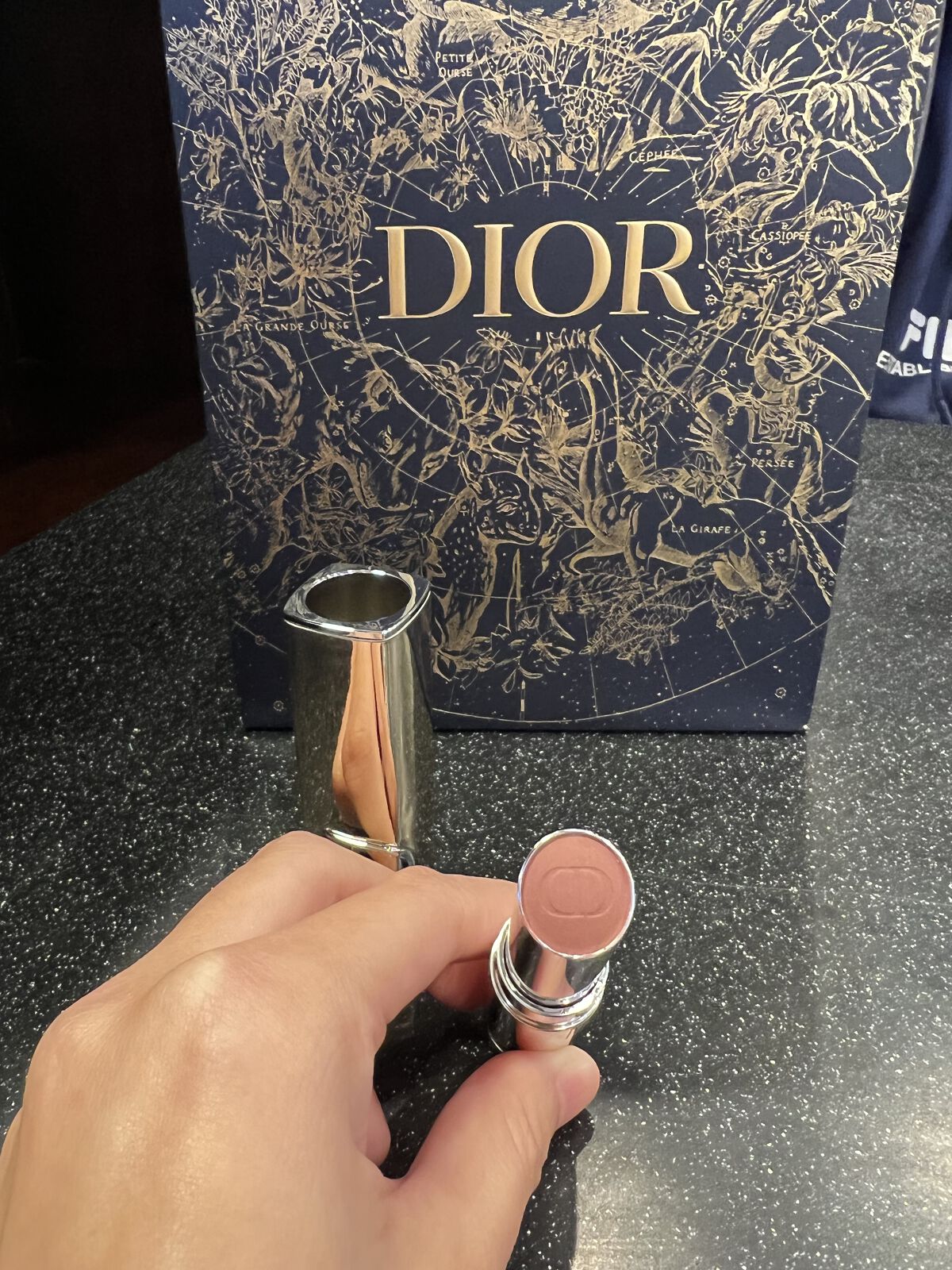 【旧】ディオールアディクトリップスティック(ケース) メタリック ゴールド/Dior/その他化粧小物を使ったクチコミ（2枚目）