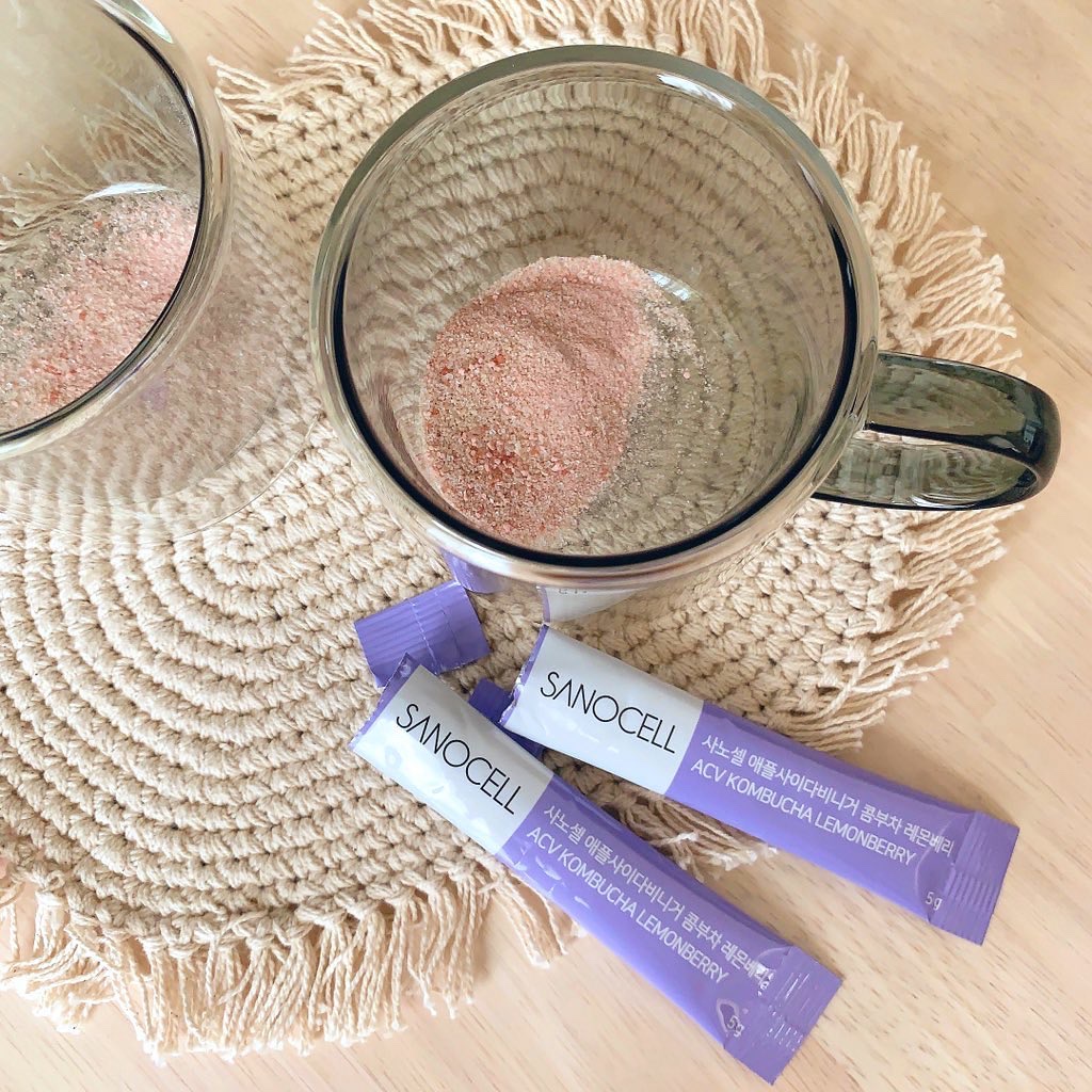 サノセル アップルサイダービネガーコンブチャ/SANOCELL/コンブチャを使ったクチコミ（3枚目）