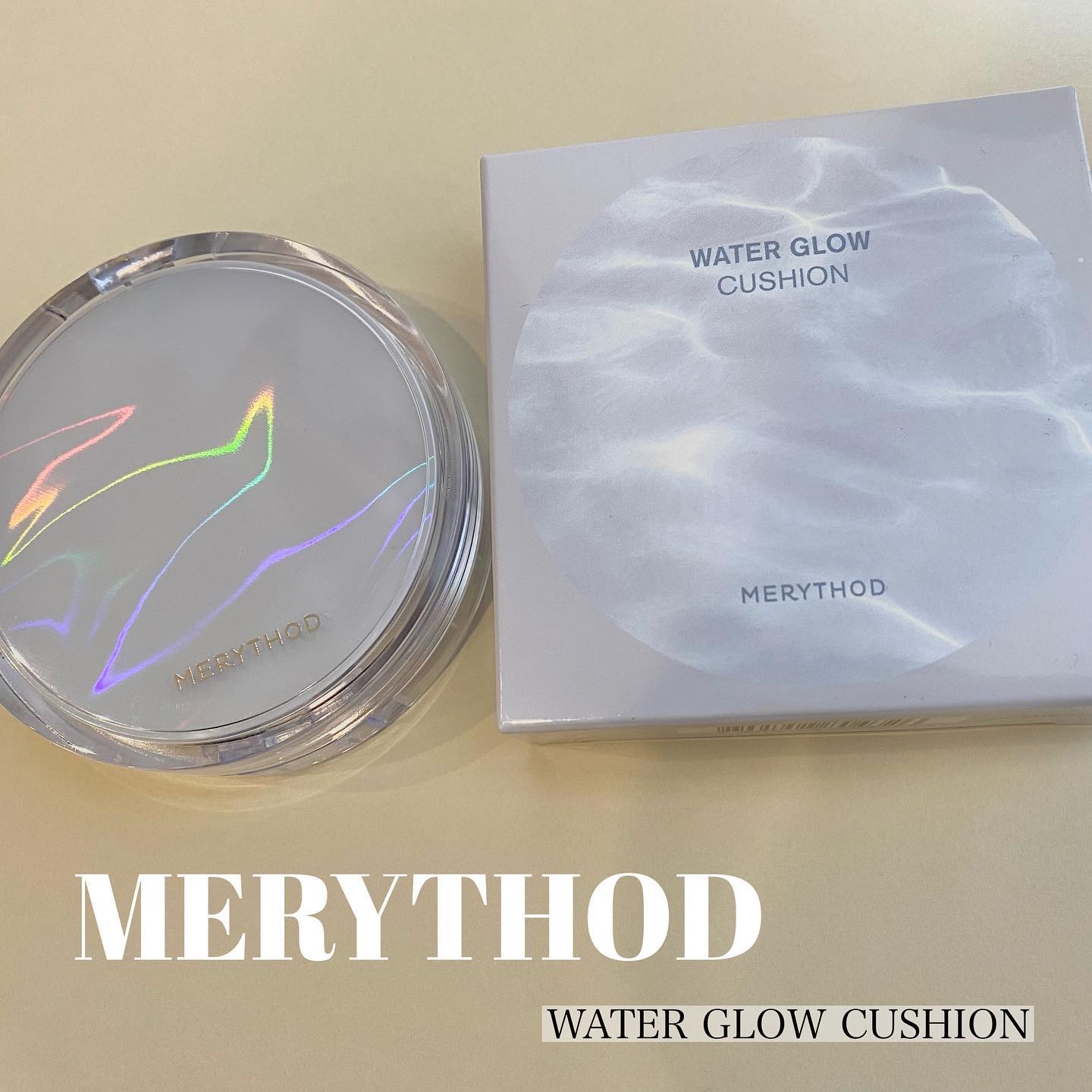 ウォーター光彩クッション /MERYTHOD/クッションファンデーションを使ったクチコミ（1枚目）