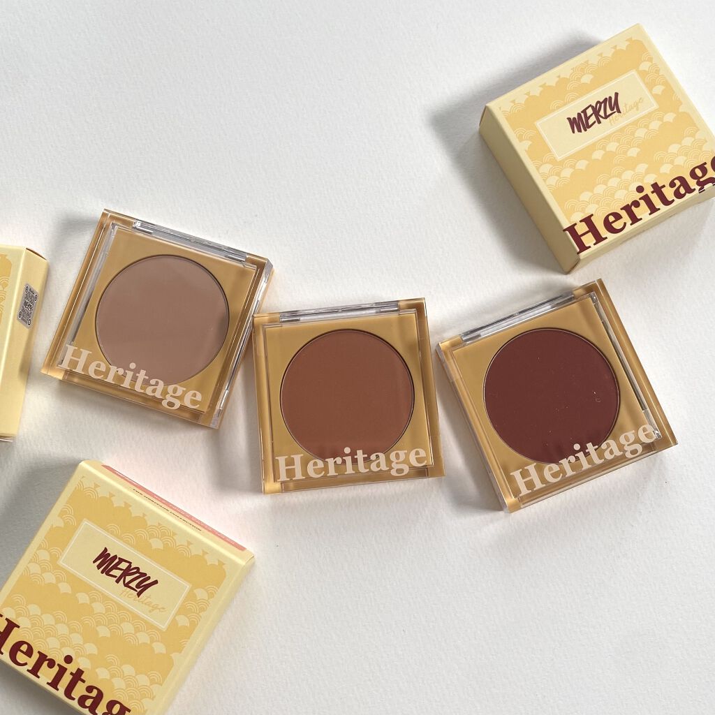 ザ  ヘリテージ  チーク/MERZY/パウダーチークを使ったクチコミ（2枚目）