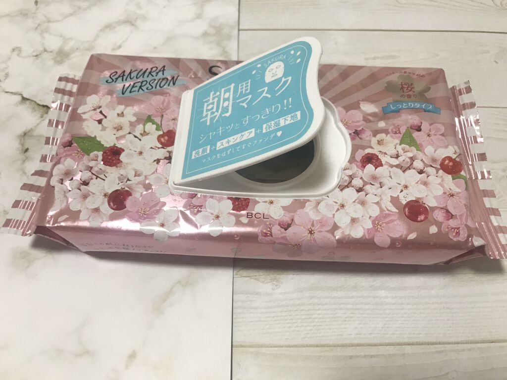 サボリーノ 目ざまシート SA 20（桜の香り）/サボリーノ/シートマスク・パックを使ったクチコミ（1枚目）