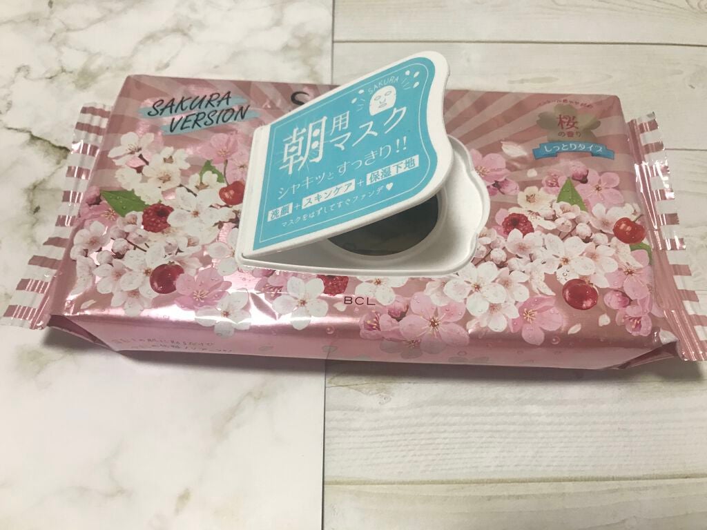 サボリーノ 目ざまシート SA 20(桜の香り)/サボリーノ/シートマスク・パックを使ったクチコミ(1枚目)