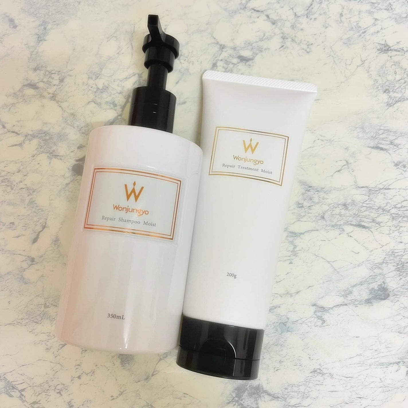 ウォンジョンヨ リペアシャンプー モイスト/リペアトリートメント モイスト/Wonjungyo/市販シャンプーを使ったクチコミ(1枚目)