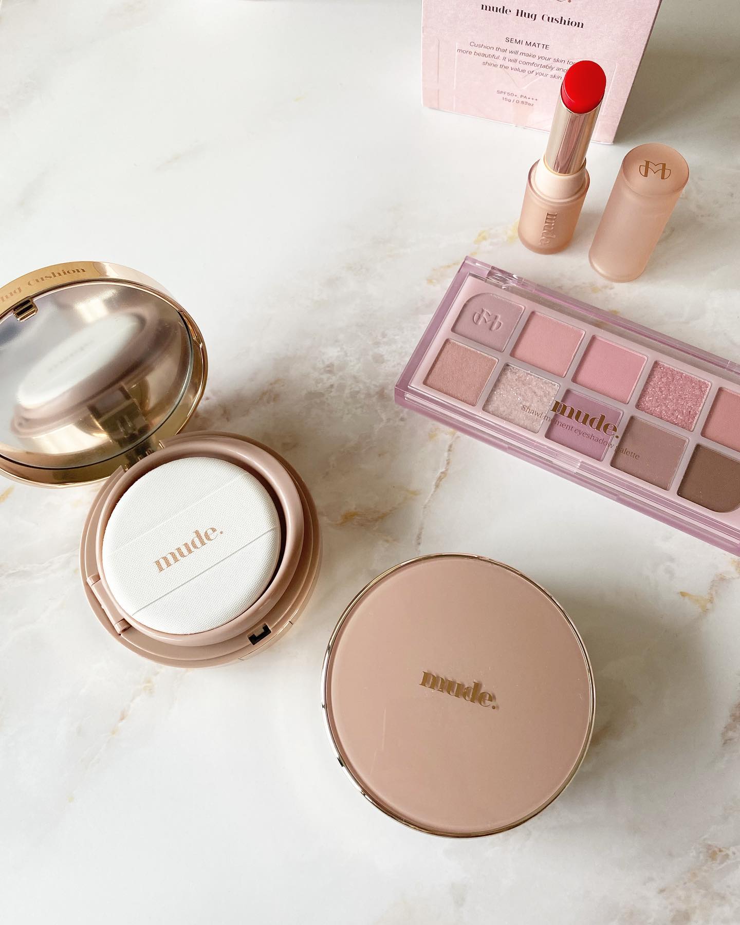 ベアーシャインリップバーム/mude./口紅を使ったクチコミ（3枚目）