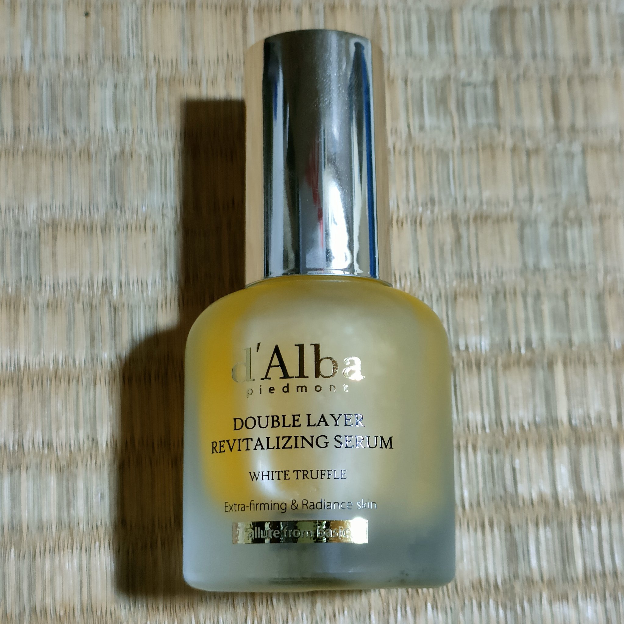 ホワイトトリュフダブルレイヤーリバイタライジングセラム/ダルバ/美容液を使ったクチコミ（1枚目）