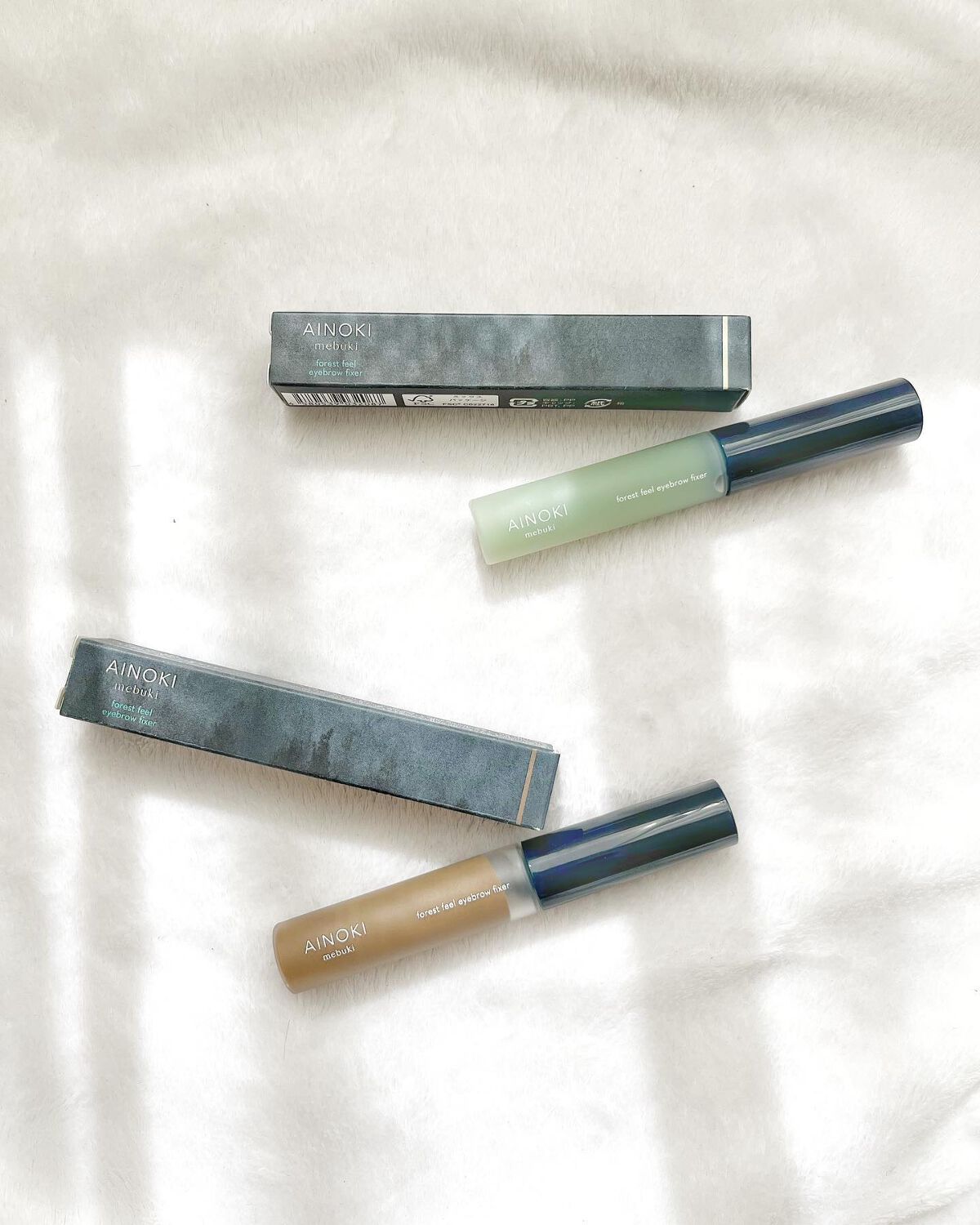 フォレスト フィール アイブロウ フィクサー 02 麦/AINOKI mebuki/眉マスカラを使ったクチコミ（1枚目）