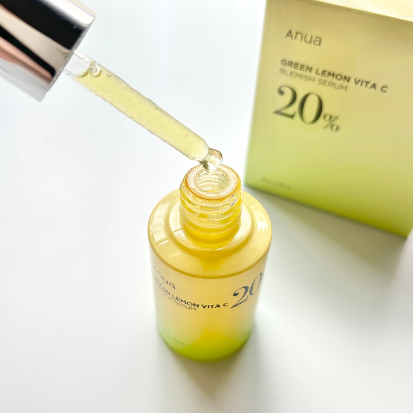 グリーンレモン ピュアビタC セラム/Anua/美容液を使ったクチコミ(2枚目)