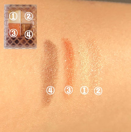 グロッシーリッチ アイズ N/Visée/アイシャドウパレットを使ったクチコミ(2枚目)