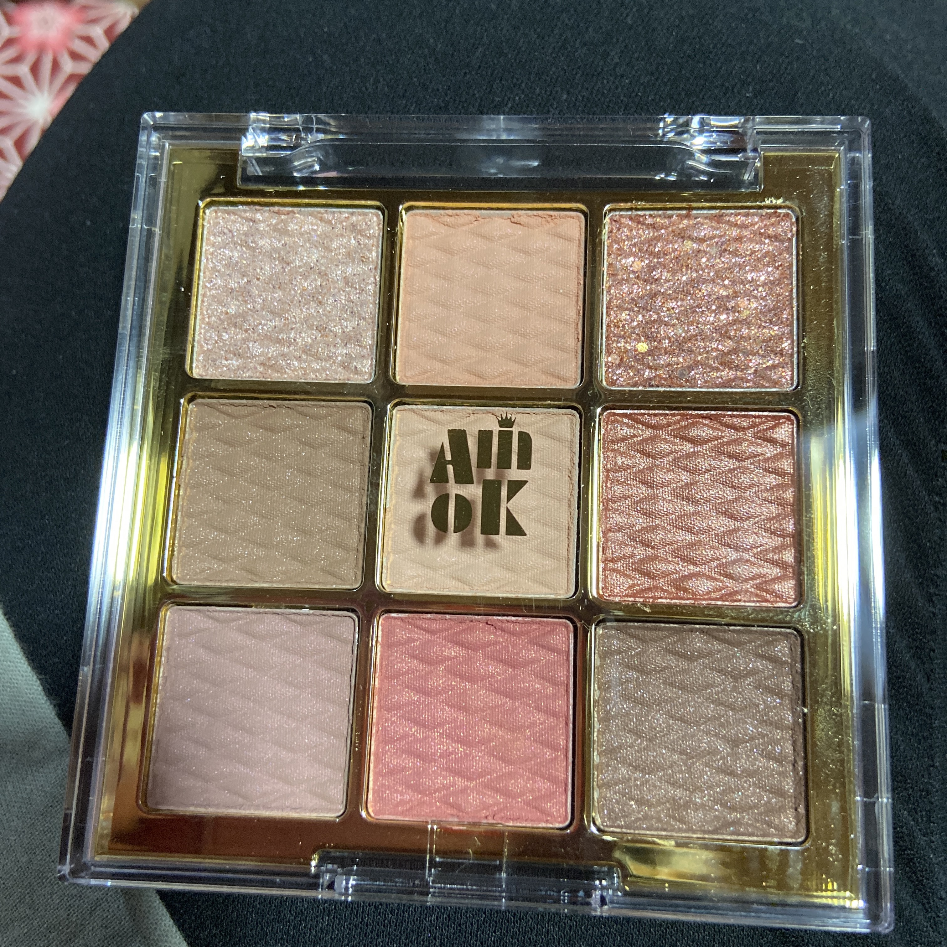 ソフトクレイビームアイシャドウパレット 09 ピンクラベンダー/AMIOK/ジェル・クリームアイシャドウを使ったクチコミ（1枚目）